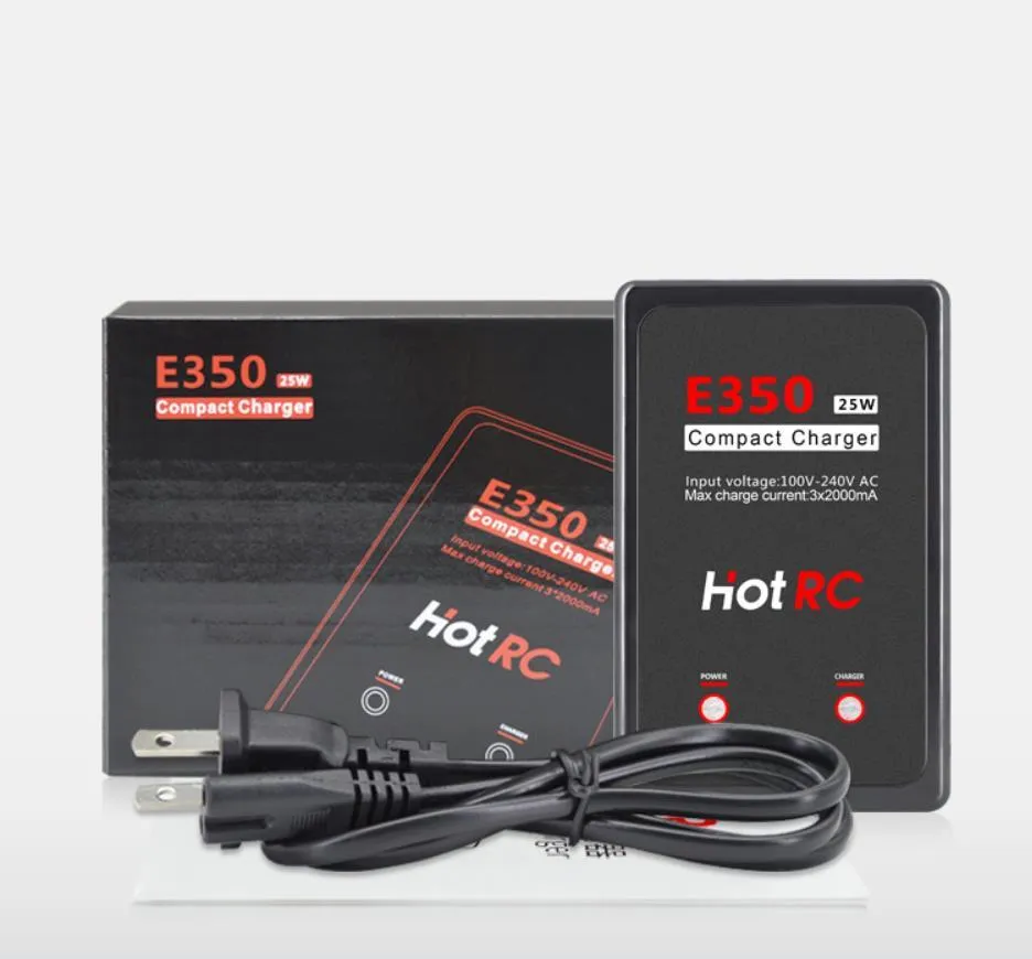 HOTRC E350 Pro 2S 7.4V 3S 11.1V Lipo Battery Charger 2S 3S Cells 25W 2A For RC LiPo AEG Airsoft Battery B3 20W