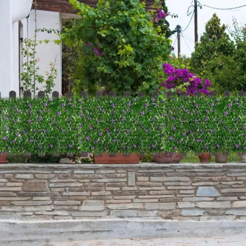 Flores decorativas Hedge artificial