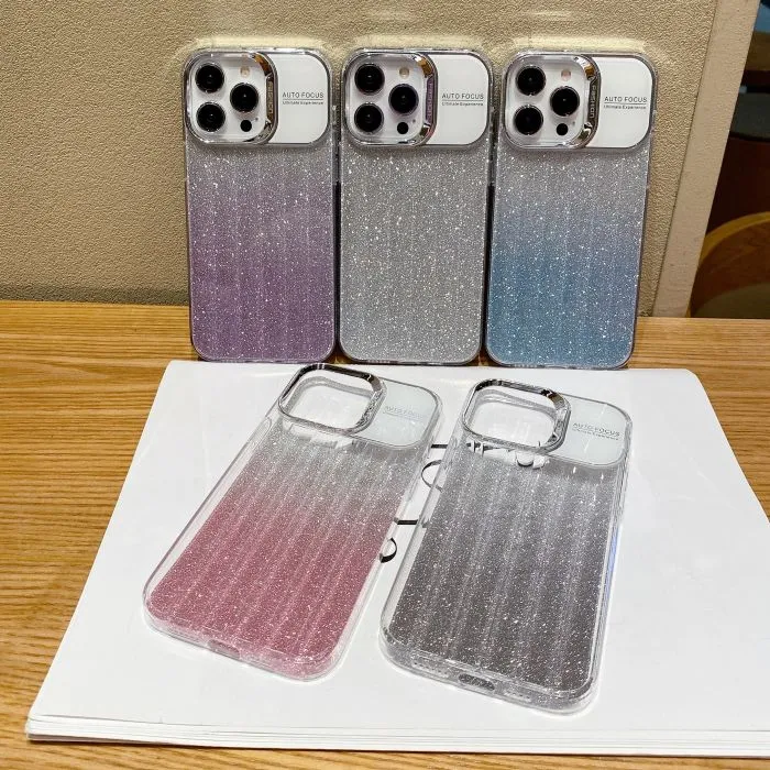 Luxury Glitter Telefle Case na iPhone 11 12 13 14 15 Plus Pro Max Projektant mody Posięcia Kobiety Soft silikonowe seksowne dziewczęce tylne okładki opp