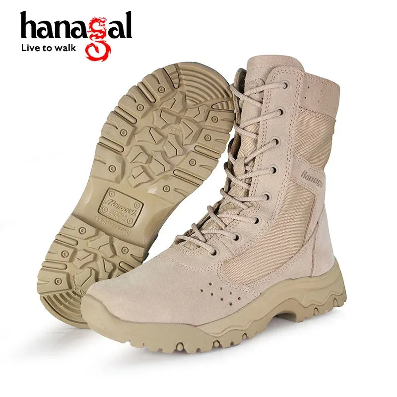 Сапоги верхний слой кожаный женский молнии Martin Boots Outdoor High Help Army Combat Mensh