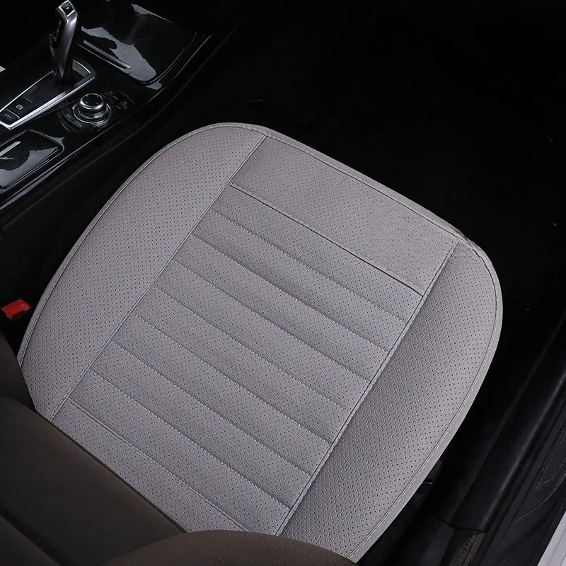 2024 Universele Autostoel Cover Ademend PU Lederen Pad Mat Voor Auto Stoelkussen Auto Voorstoel Cover Vier Seizoenen Anti Slip Mat