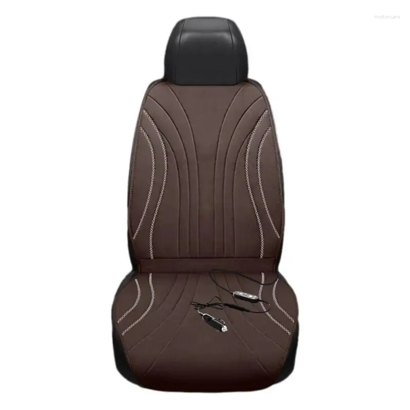 Bilstol täcker värmeplatta med mysiga värmekuddar 2 Lägen Auto Cushion Snap and Elastic Band Design Gift for Family