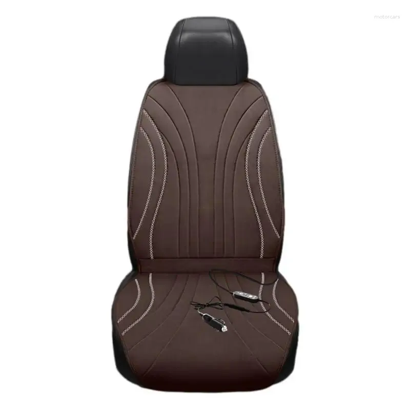 Housses de siège de voiture, coussin chauffant avec coussins chauds confortables, 2 Modes, coussin automatique à pression et bande élastique, Design cadeau pour la famille