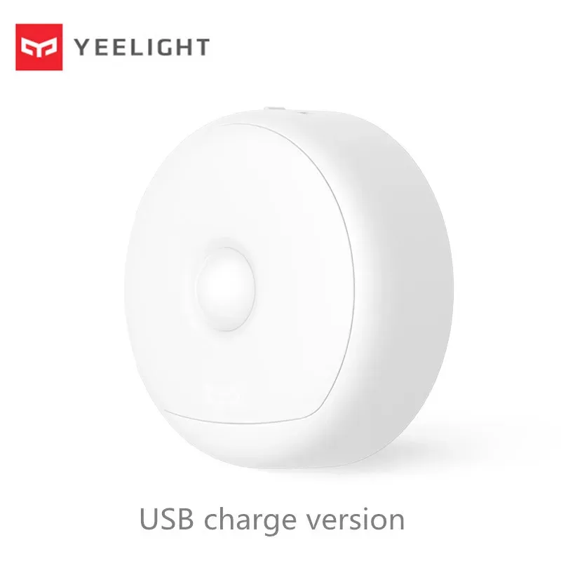 Контроль (USB Recharge) yeelight светодиодный ночной инфракрасный магнитный магнит с крючками Удаленный датчик движения тела для умного дома