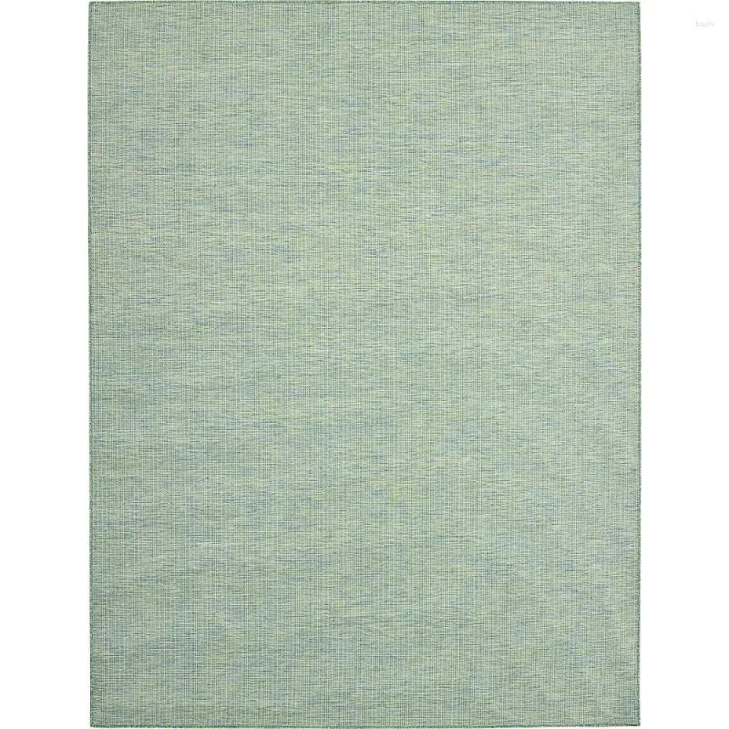 Carpets Positano Tapis intérieur/extérieur bleu/vert 2,4 x 2,5 m (8 x 10)