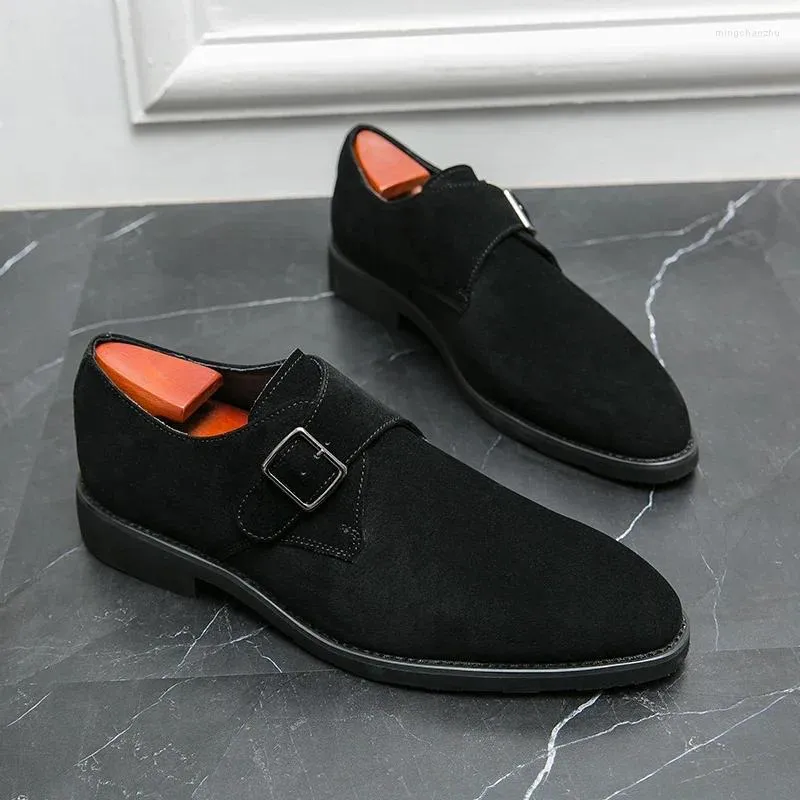 Модельные туфли 2024, высококачественная обувь-оксфорды ручной работы, свадебные официальные итальянские офисные замшевые лоферы с острым носком