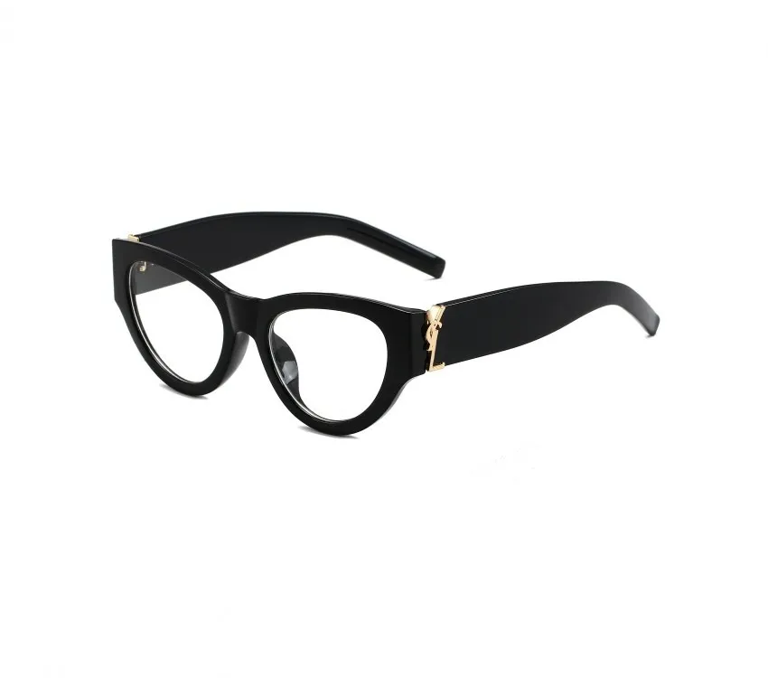 メンズデザイナーサングラスレディースサングラスラグジュアリーブランド94新しいサングラスレターSファッションメガネキャットアイレトロサンブロックレターYスモールフレームサングラスクリアレンズ