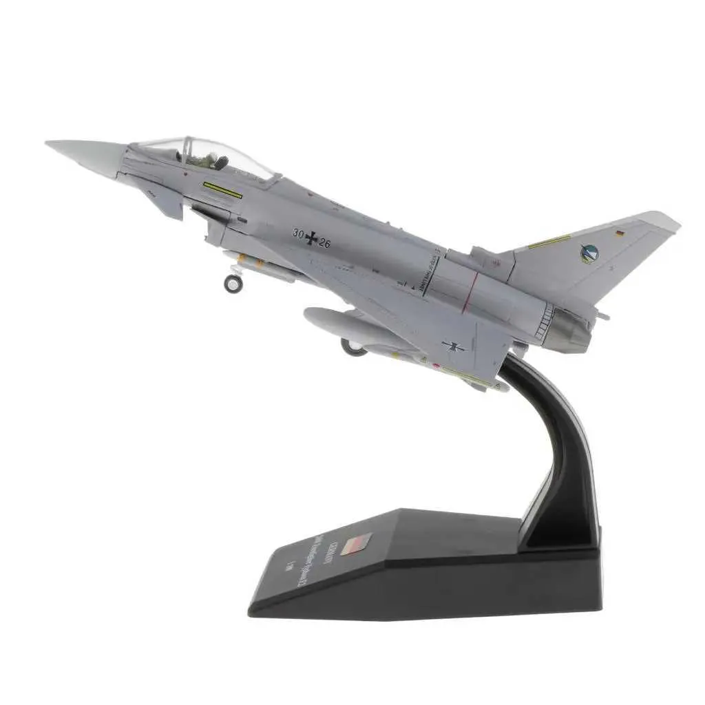 1/100 EF2000 Eurofighter Typhoon Fighter Plane Metal Fighter Model