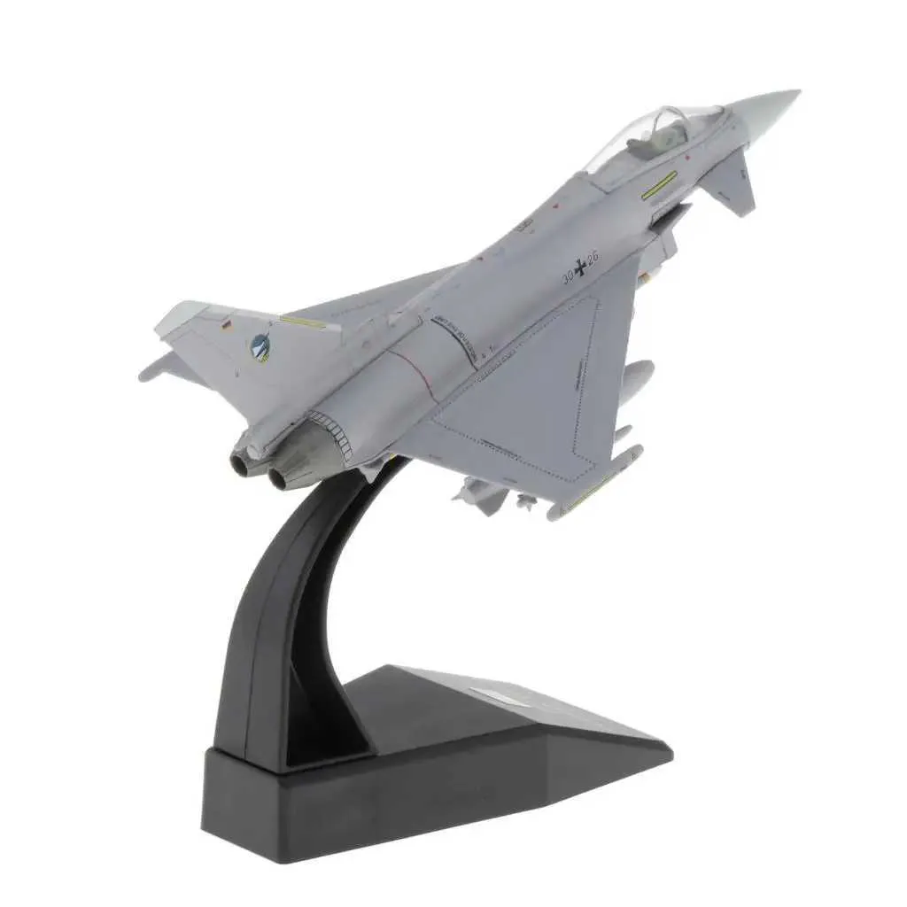 1/100 EF2000 Eurofighter Typhoon Fighter Plane Metal Fighter Model