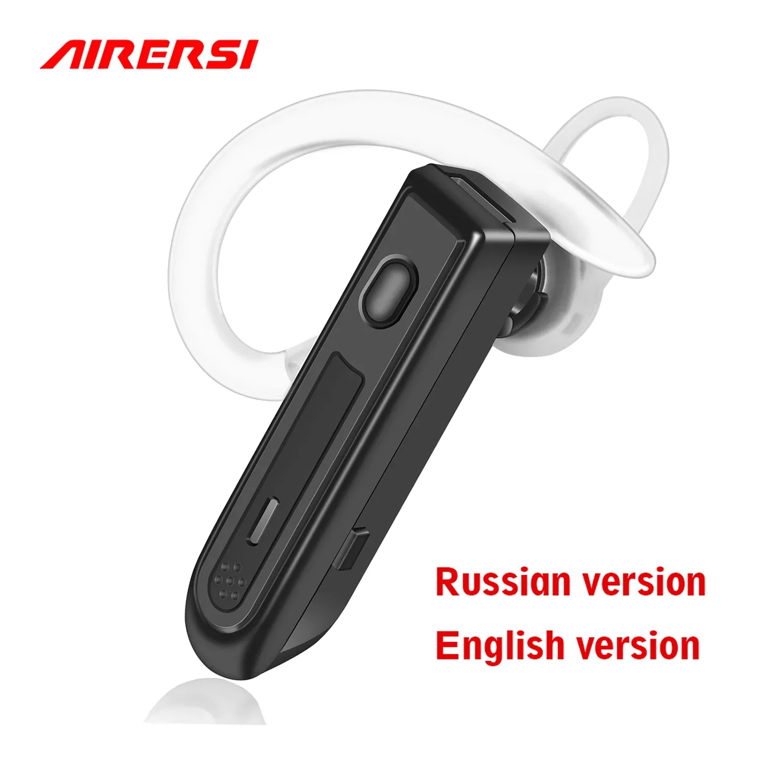 Kulaklıklar 2023 En Yeni Mini Kulaklıklı Bluetooth 5.3 Kulaklık Ayarlanabilir Earhook Handfree Kablosuz Kulaklıklar Akıllı telefonlar için HD MIC ile