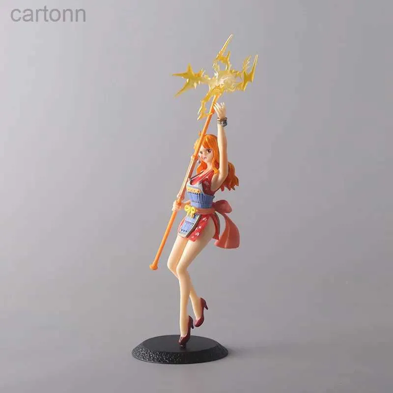 Anime Manga One Piece Figuarts Zero Nami WT100 Anniversary Daikaizoku Hyakkei Figura Modello di Azione Figurals Brinquedos Giocattoli Regalo 240401