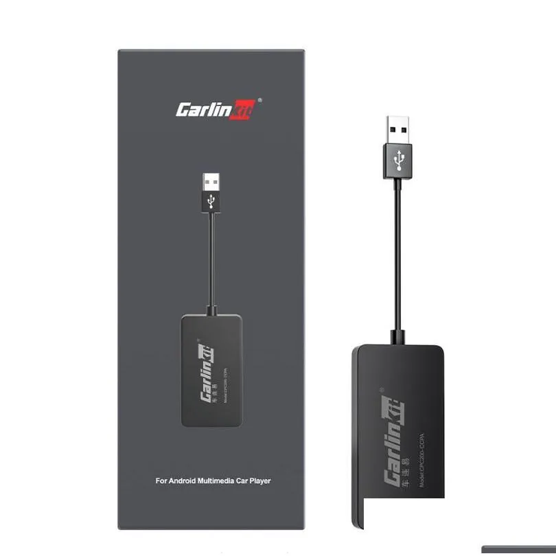 إلكترونيات السيارات الأخرى Carlinkit Wired Wireless Carplay Android Dongle لتعديل SN Car Ariplay Smart Link Drop Automobiles Otiet