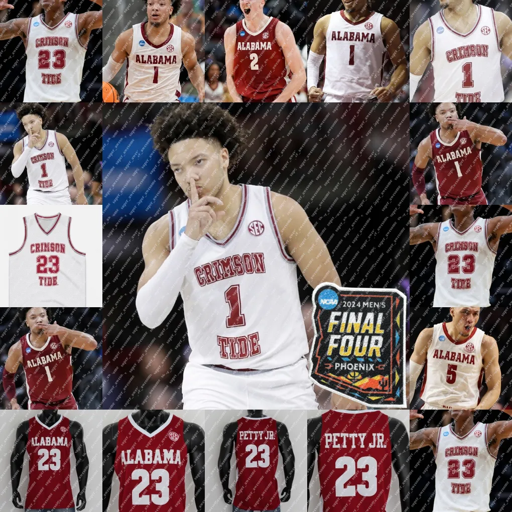 Save Big on Bulk Alabama Basketball Jersey 2024 NCAA Final Four Alabama  Crimson Tide Men's Basketball Jersey Best Deals on DHgate