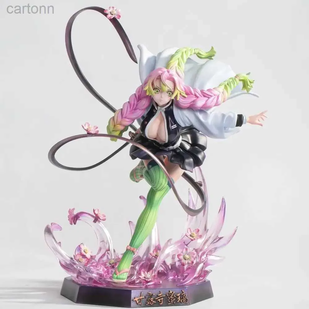 Anime Manga 22 cm Figura demoníaca Kanroji Mitsuri Anime Kimetsu No Yaiba Figura Shinobu Figura de acción Kamado Nezuko Sexytoys 240401