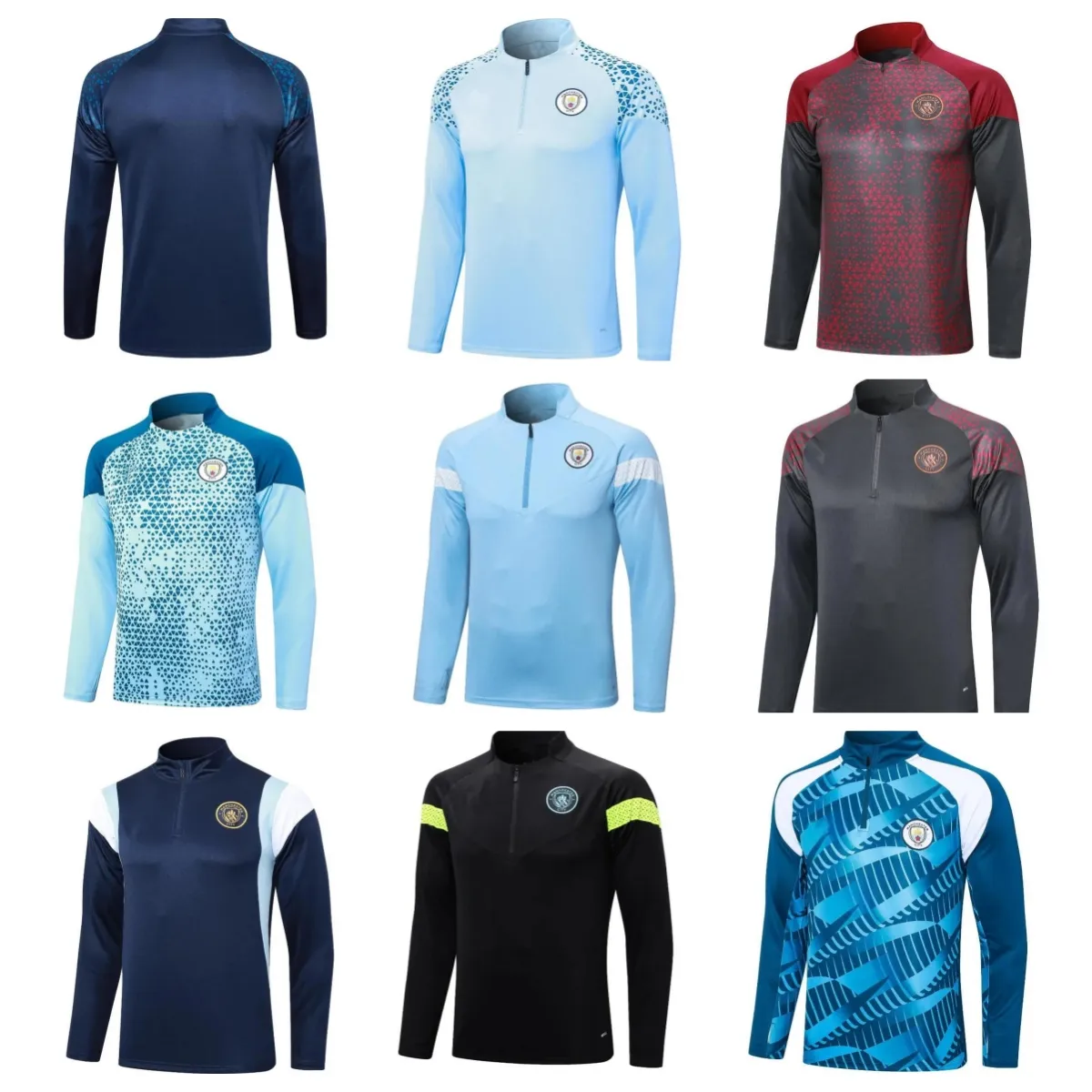 2023 2024 HAALAND Soccer Survêtement DE BRUYNE MANS CITIES GREALISH STERLING FERRAN FODEN MAHREZ MAN 23 24 City Training Top Uniformes Hommes Maillot de football