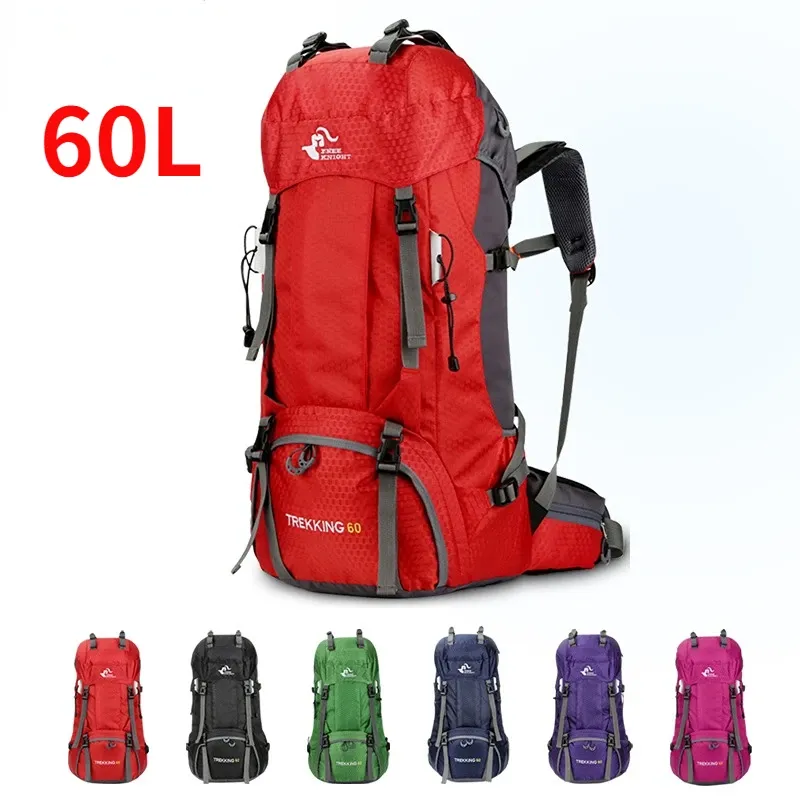 Torby wielofunkcyjne plecak na zewnątrz, plecak dużych pojemności, plecaki wspinaczkowe, torba turystyczna, torba kempingowa, gorąca, duża, 60L, 202