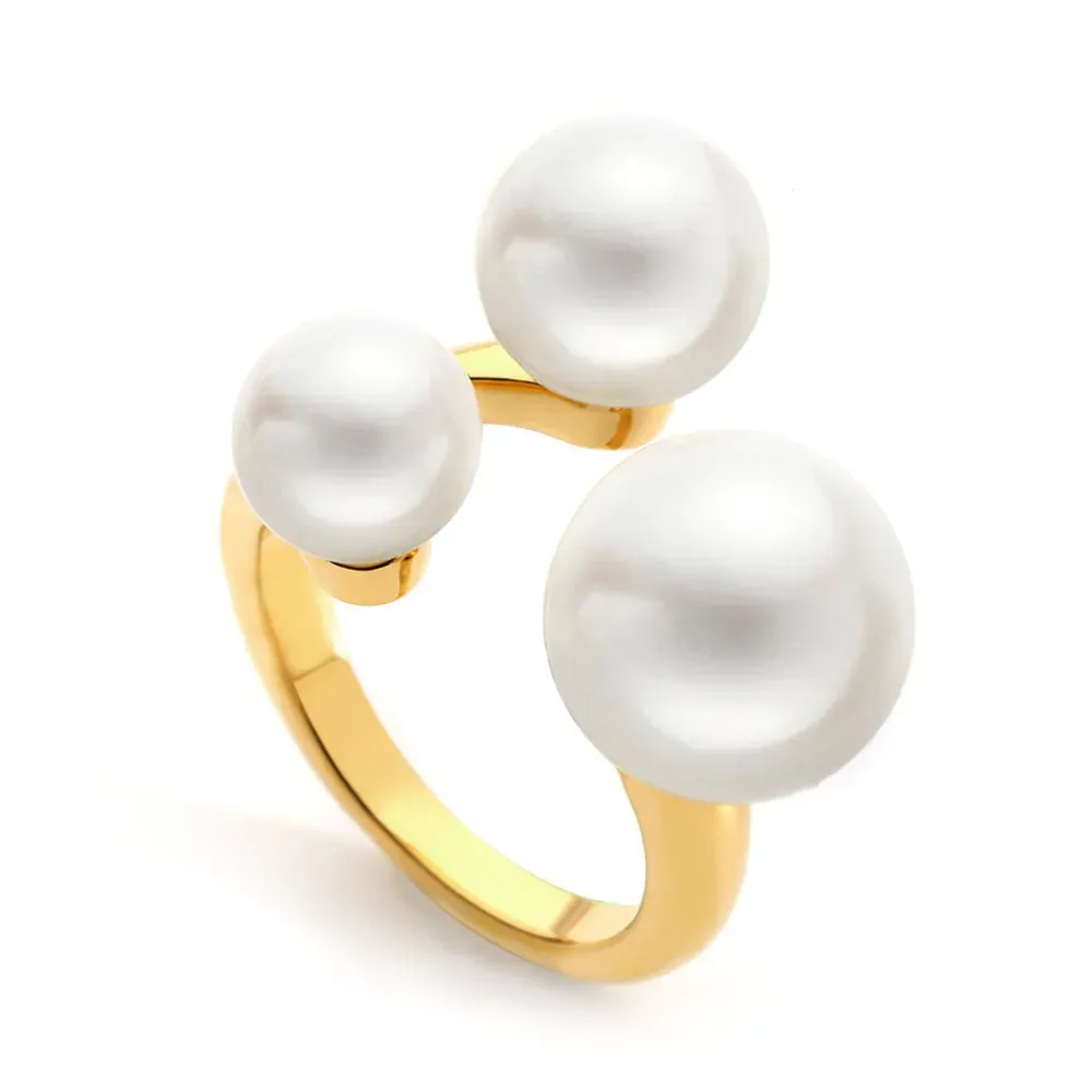 Rings Varole Mooie Pearl Ring Gold Color Ladies Midi Knuckle Rings For Women Fashion Jewelry Bague Femme Anillos