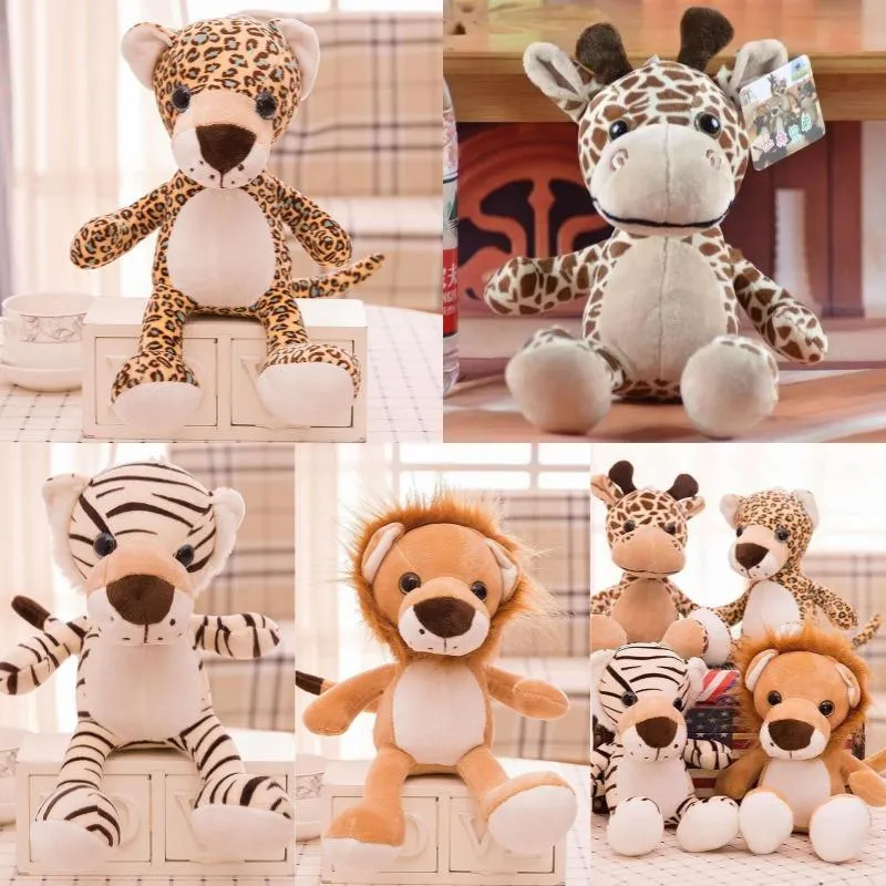 New Plush Toys for Scratching Dolls, Forest Animals, Jungle, Four Brothers Wedding, Throwing Children's Claw Machine Toys