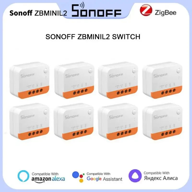 Kontroll Sonoff Zbmini Zigbee Intelligent Switch Zbminil2 Ingen nolllinje krävs Smart Home Zigbee Switch Smart Zigbee Remote Control