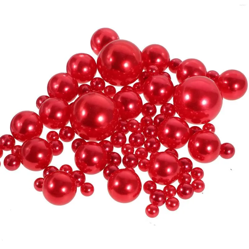 Vases 125 Pcs Vase Filled Pearls Filler Decor Fake Wedding Table Decorations Ornaments Decorative Bead Beads No Hole