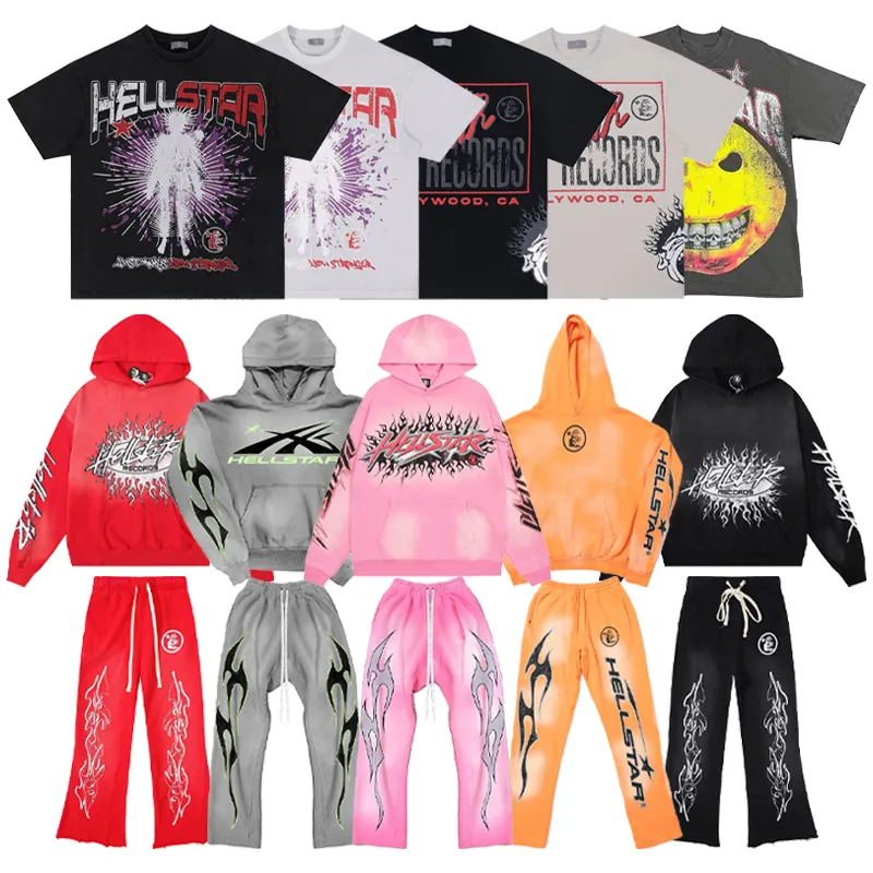 Hoodies pour hommes Sweatshirts Hellstar Hoody Long Sleeve Pullover Casual Clothing Hoodie Man Jogger S-XL