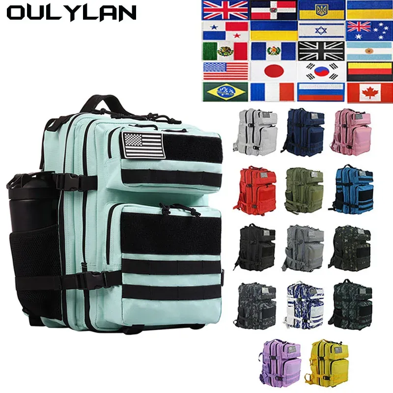 Bags OULYLAN 25L/45L Military Tactical Backpack Men Women Outdoor Camping Travel Bag 900D Oxford Cloth Trekking Hunting Rucksack