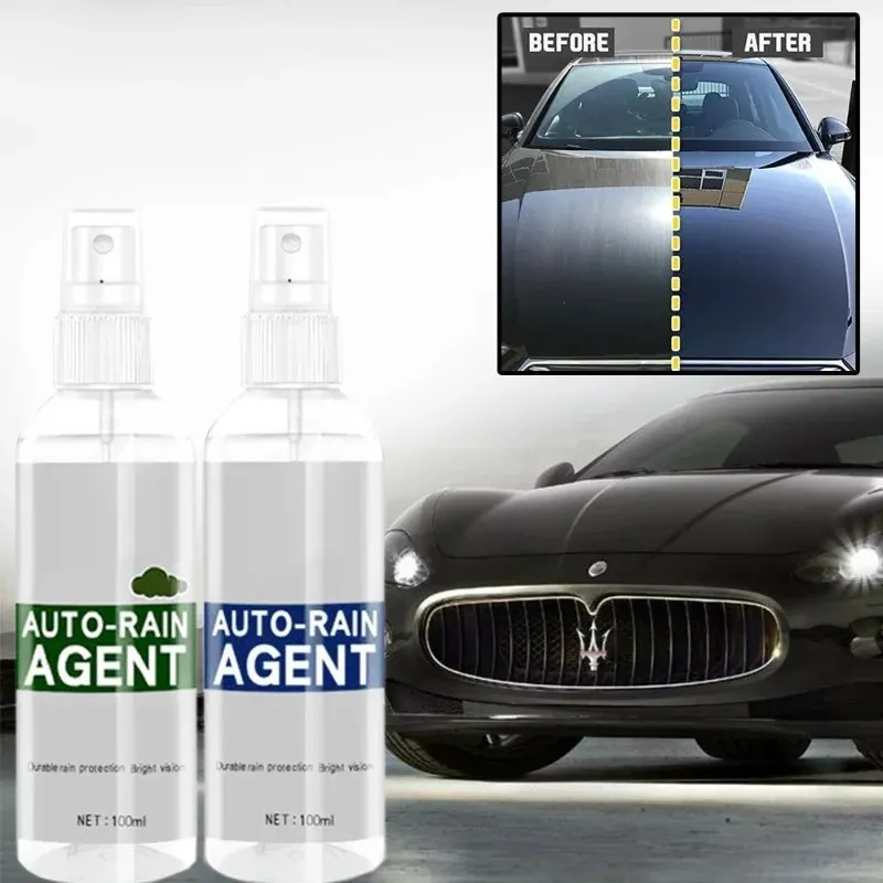 30 ml bilglas Vattentät beläggningsmedel Anti Rain Repellent Spray Multifunktionell Auto vindrutan Regntät agent Anti dimspray