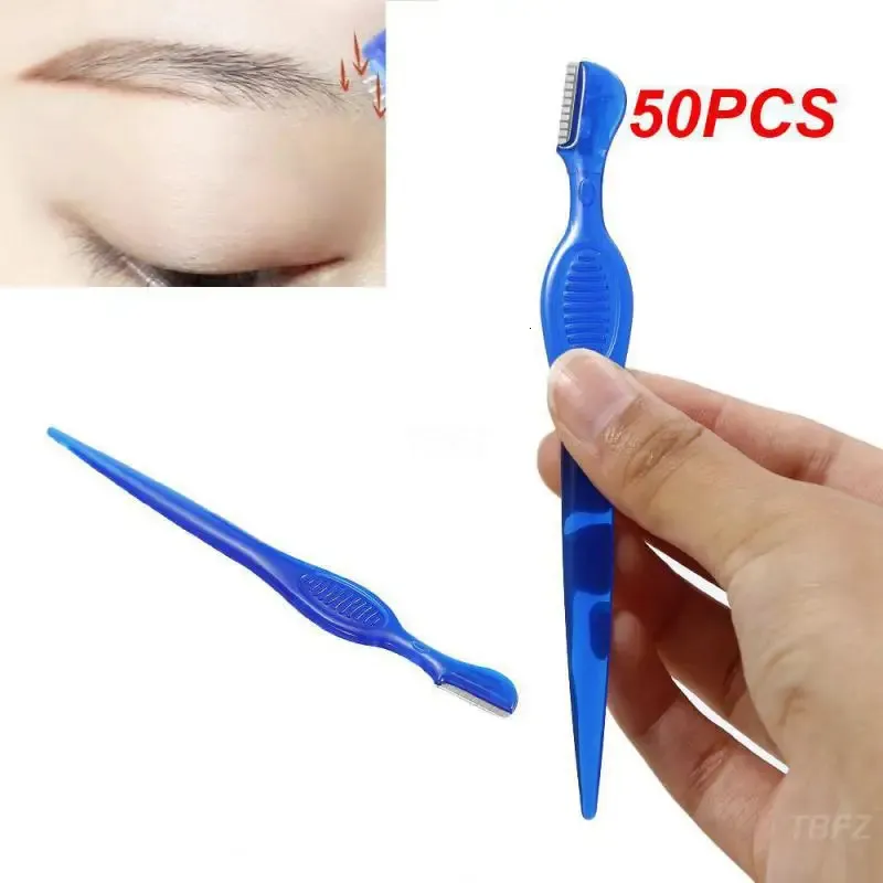 50PCS Makeup Knife Blade High-quality Multipurpose Tool Smooth And Precise Efficient And Painless Safe And Gentle Eyebrow Razor 240321