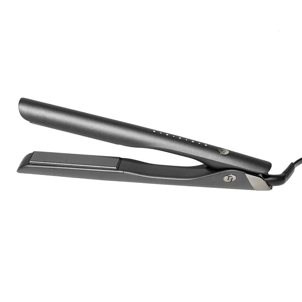 Professionelles 2-in-1-Glätteisen aus digitaler Keramik mit 9 einstellbaren Heizstufen für glatte, glatte Styles oder Wellen und Locken bei allen Haartypen