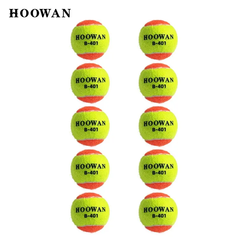 Hoowan B-401 Beach Tennis Balls 10 Unit Standard Padel Balls 50% Pressure Training Balls 240322