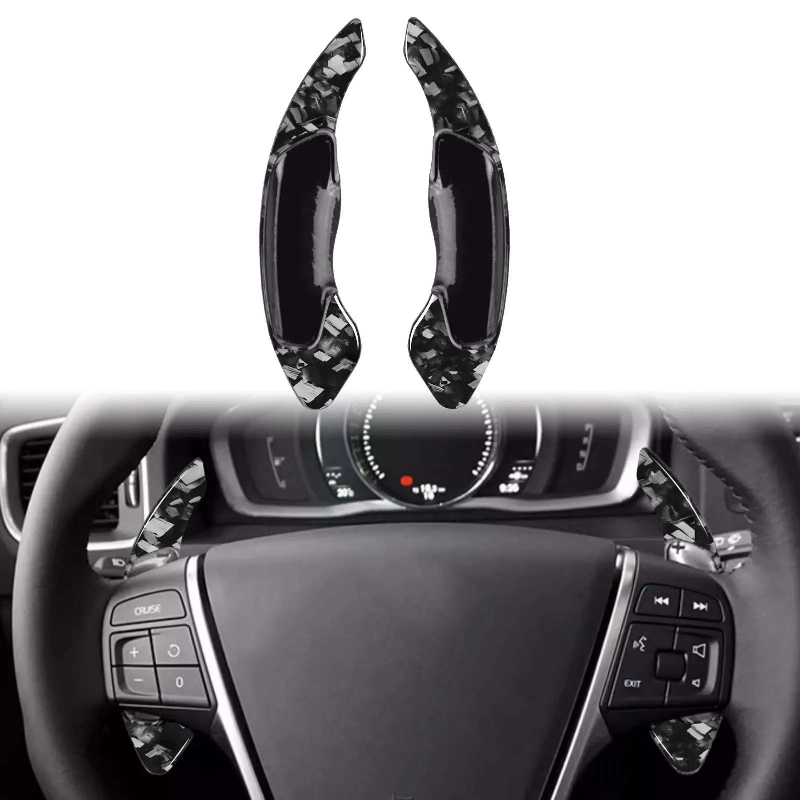 アルミステアリングホイールシフトパドルエクステンション、ボルボ V40