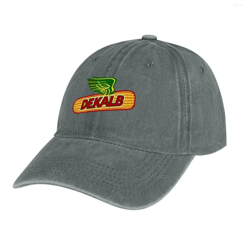 Berets Dekalb Logo Merchandise Cowboy Hat Sun Cap Brand Man Beach Bag Caps For Women Men's