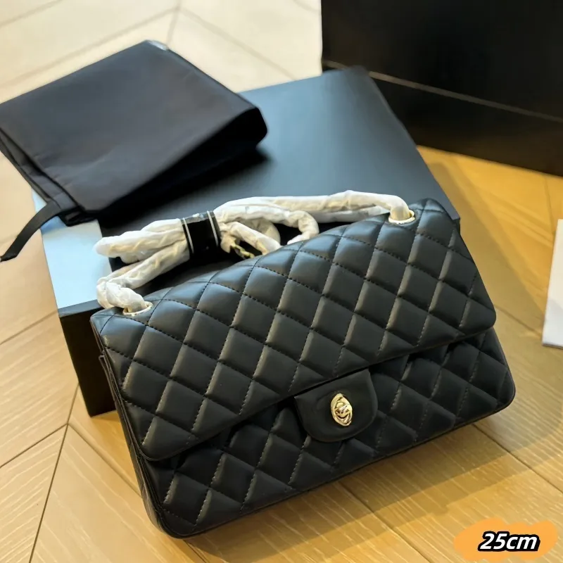 Sacs de créateurs Femmes Sac fourre-tout Chaîne d'épaule Sacs d'embrayage Flap Totes Sacs Portefeuille Check Velours Fil Bourse Lettres Solid Hasp Taille Square Stripes Luxe