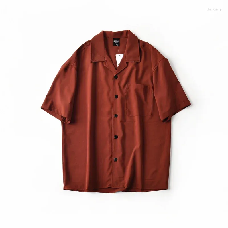 Men's Casual Shirts 2024 Hawaiian Shirt Men Fashion Short Sleeve Cuban Colla Mens Beach T Quick Drying Breathable