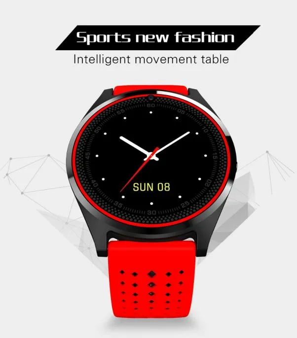 Smart Watch V9 unterstützt Kamera Bluetooth Smartwatch SIM-Karte Armbanduhr für Männer Frauen Kinder tragbare Geräte Sport watch1192066