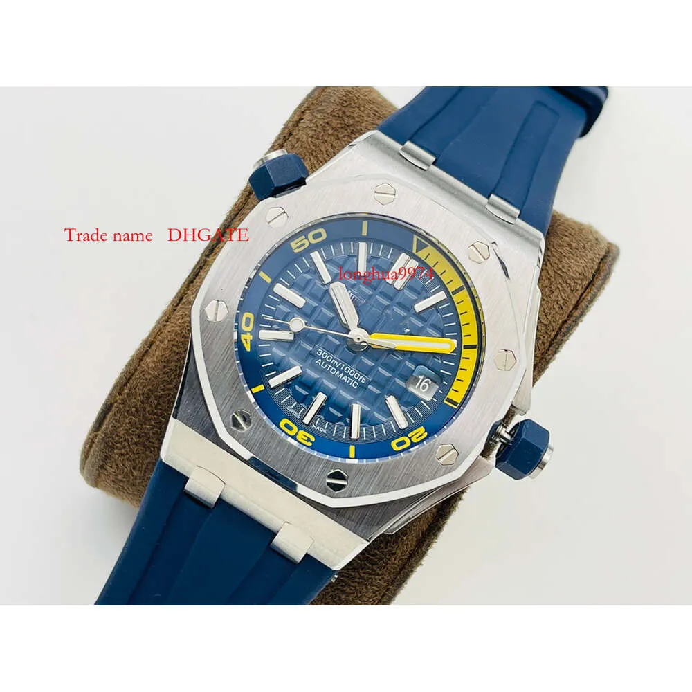 Designers SUPERCLONE Aaaaa Brand Men 15703 Swiss Top 41Mm Mechanical Mens Watches Glass Zf Calibre APS 15707 Man Wristwatches 15710 Ceramics 520 montredeluxe