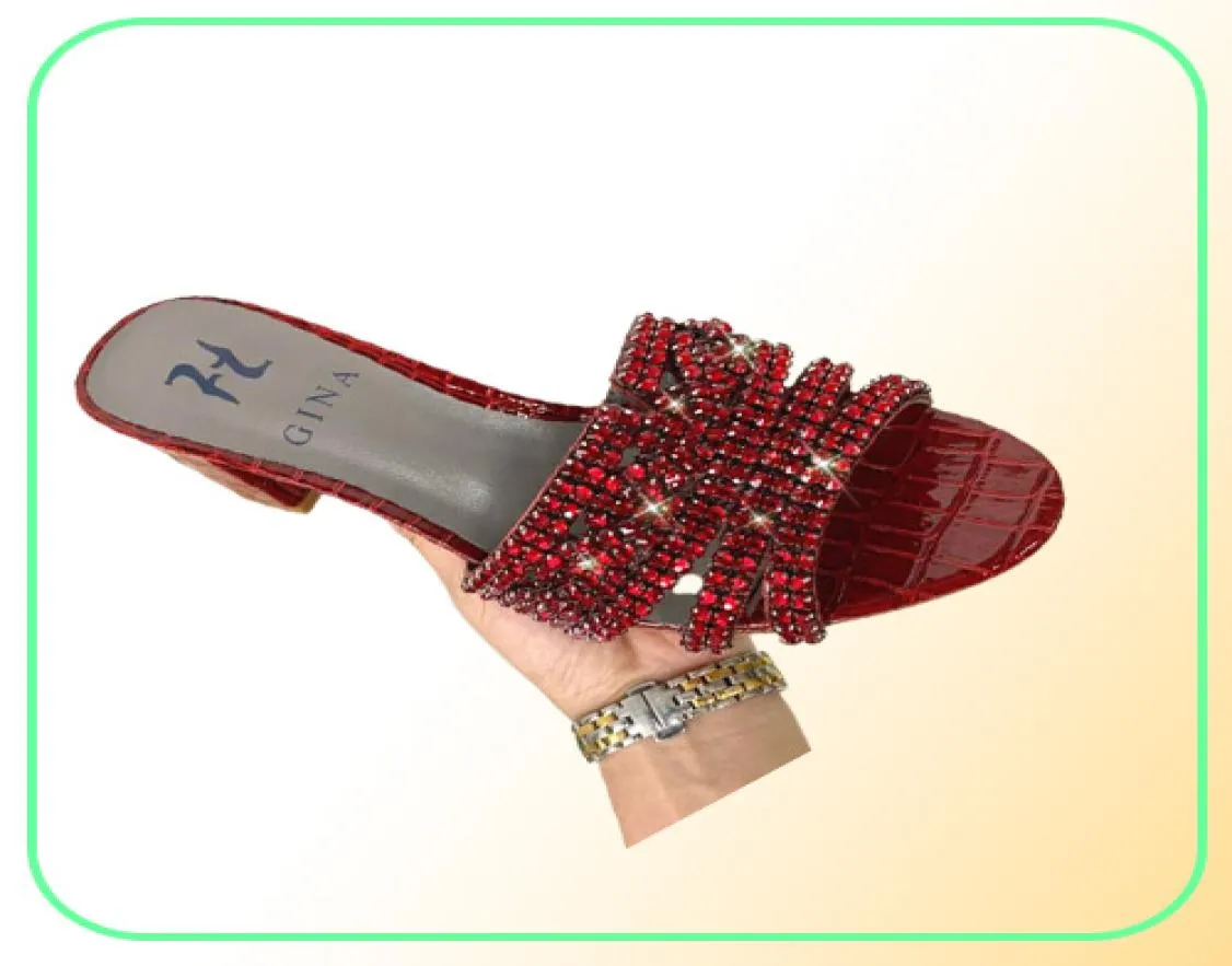 Nuovissime scarpe sandalo da donna039s gina sandalo da donna con tacco alto con tacco a diamante 65 cm di alta qualità Po011314197940