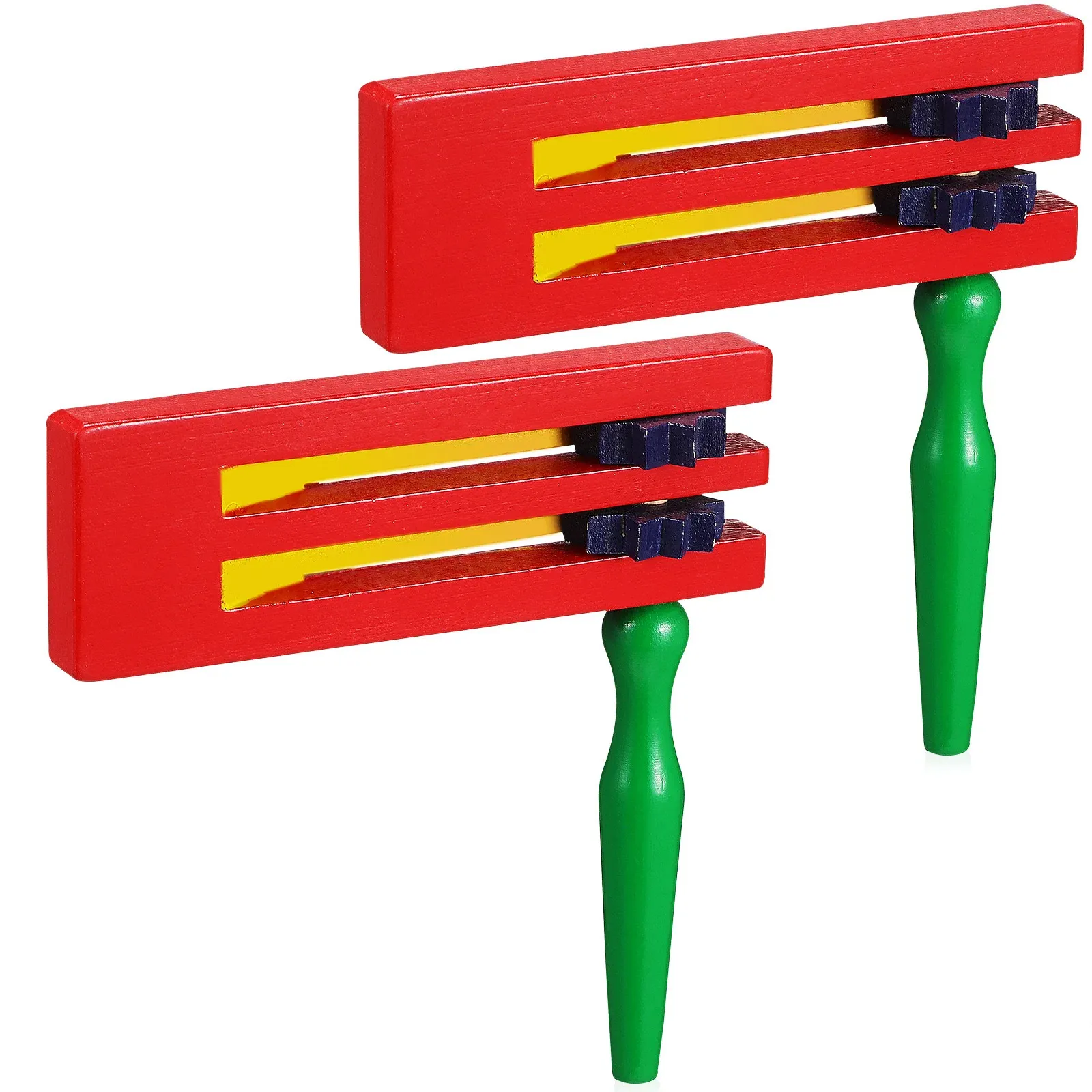 Juguetes De Castaño De Madera, Percusión Manual De Instrumentos