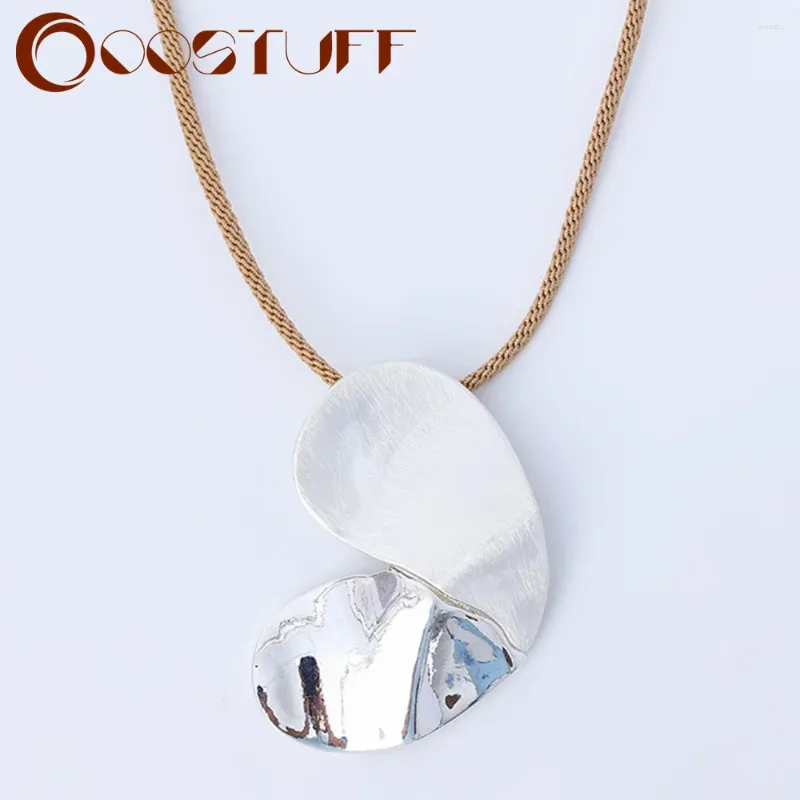 Pendant Necklaces Korean Fashion Silver Color Love Heart Long Necklace For Women Chains Jewelry Suspension Accessories Trending Products