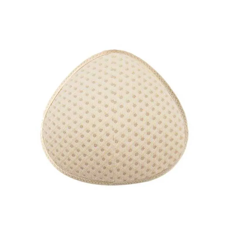 Almofada de mama sutiã de cirurgia de câncer sementes de grama artificial esportes respirável leve não-silicone falso almofada de peito 24330