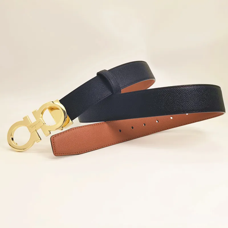 رجال للنساء مصمم 3.5 سم العلامة التجارية BB Simon Sold Black Brown Brown Brown Woman Belt Belted Cinture Free Ship