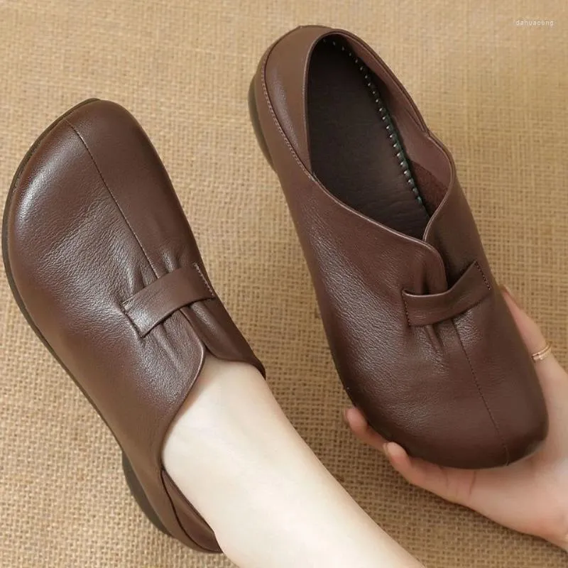 Zapatos informales contraídos para Mujer, mocasines cómodos y transpirables, calzado plano ligero para caminar, Zapatillas para Mujer