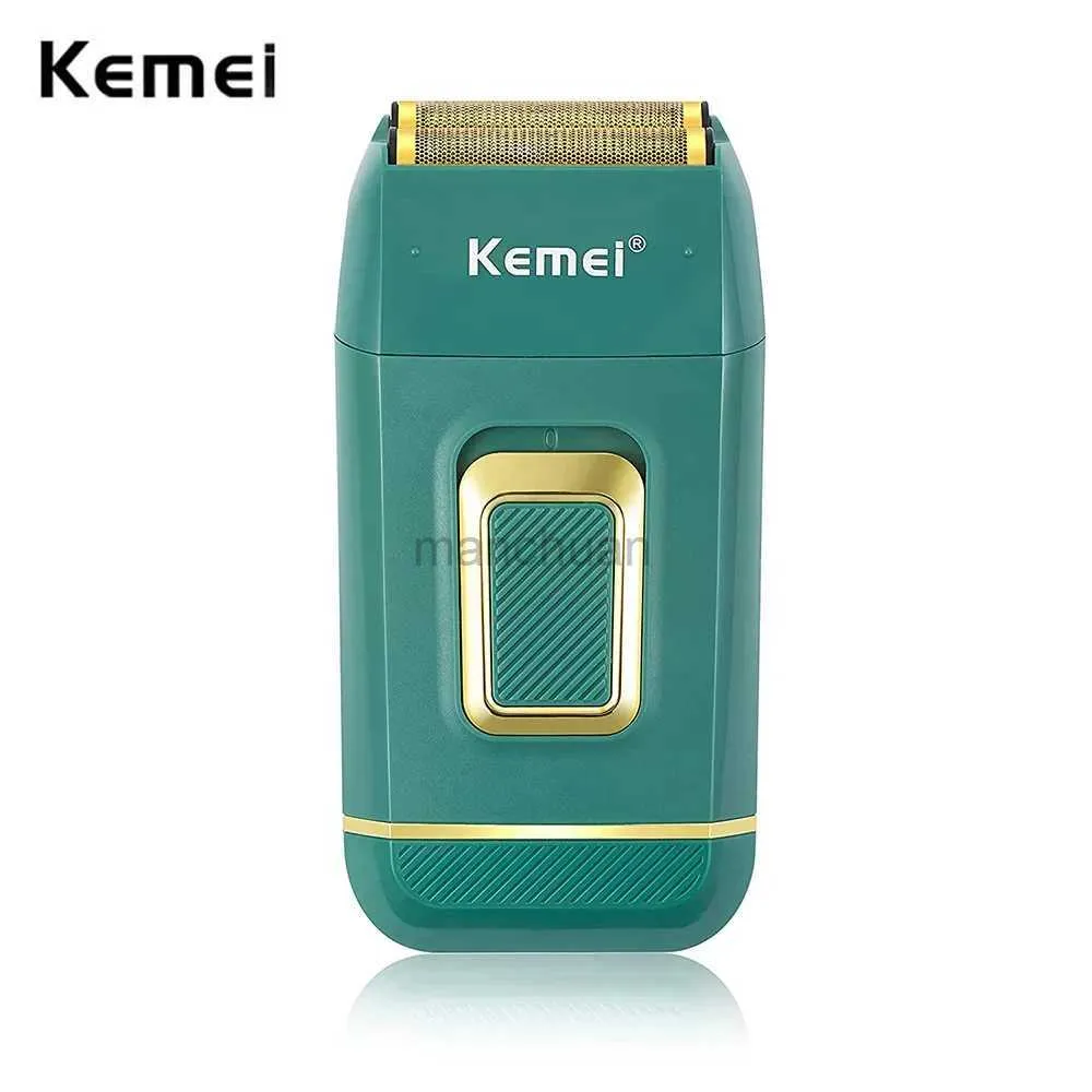 Óculos de sol Kemei 2031 Professional Electric Razor Bald Head Foil Shaver Sem Fio Recarregável Perto Barbear Corte de Precisão À Prova D 'Água 240401