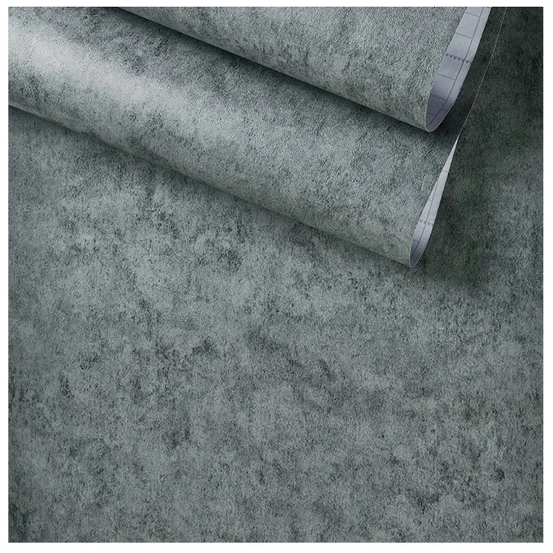 Cement Gray Wallpaper Selfadhesive 10 Meters Waterproof Sticker Retro Old Mottled Cracked Wall Background 240329