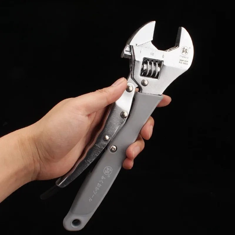 2024 Industrial Adjustable Wrench Multifunctional Heavy-duty Open End Spanner 8 " 10 Inch Maintenance Disassembly Hand Tools Sure, here are