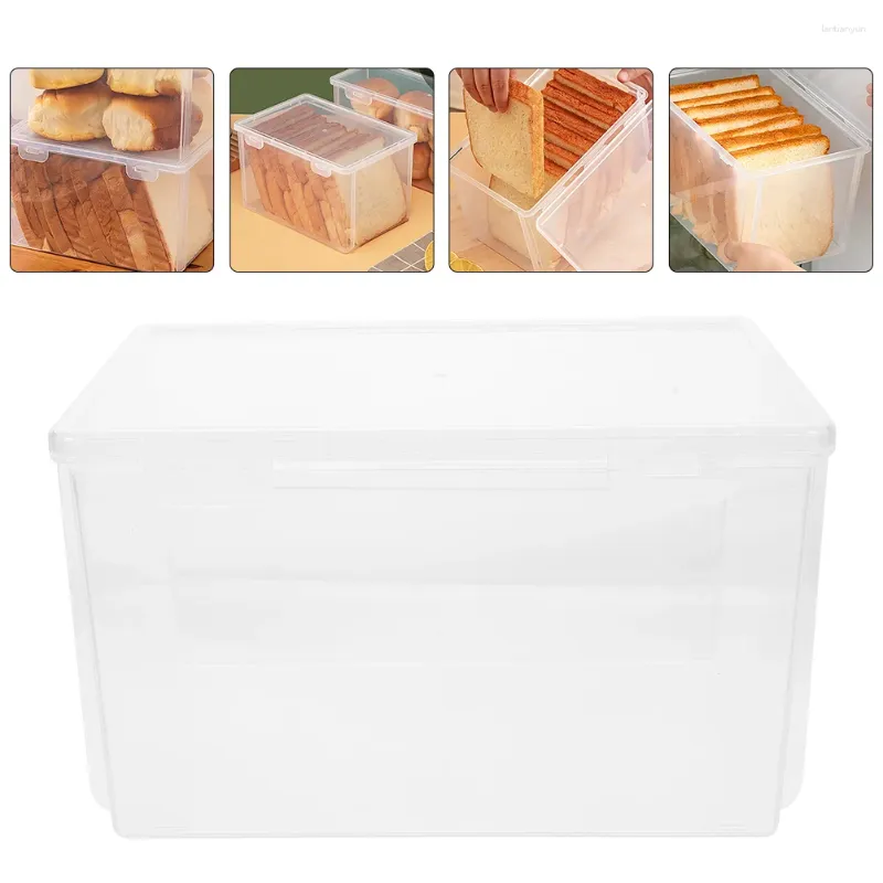 Assiettes 2 pièces boîtes de rangement pour réfrigérateur, bac à légumes hermétique scellé à la maison, porte-toast transparent pour réfrigérateur domestique
