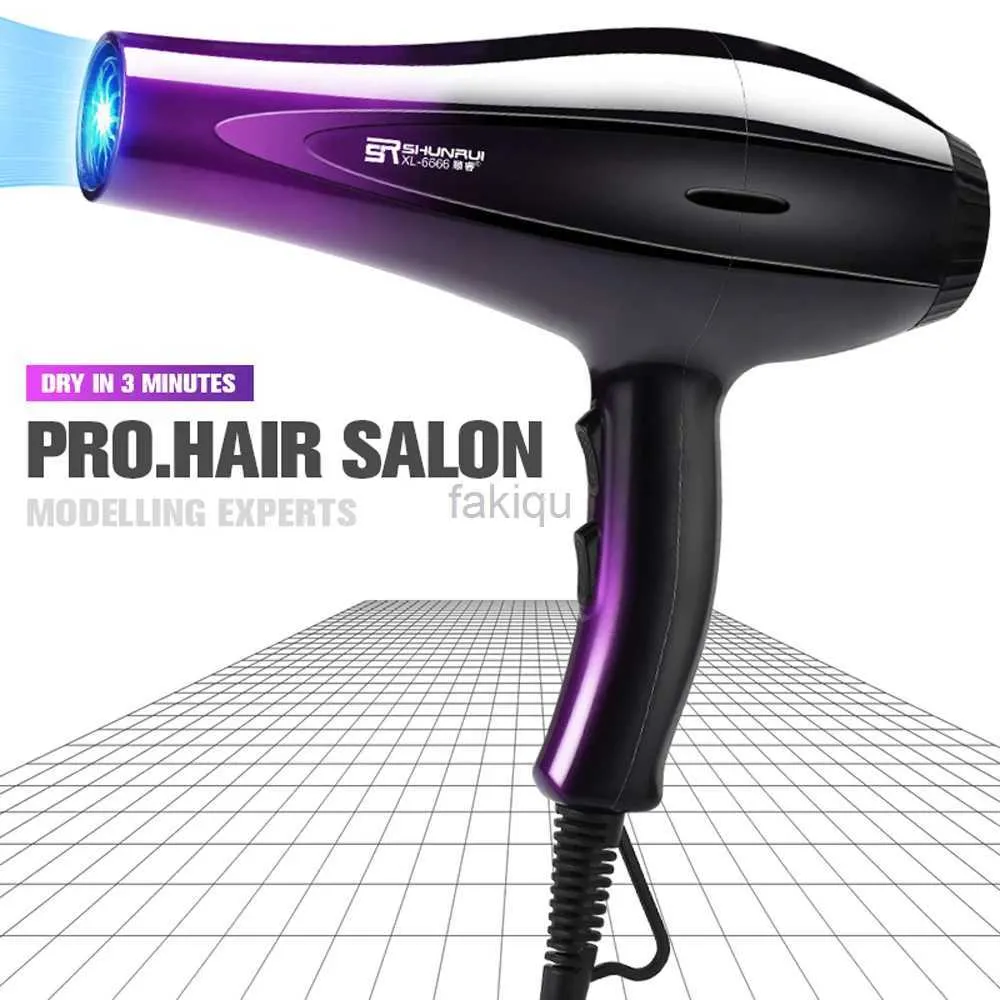 Séchants de cheveux puissants sèche-cheveux professionnels puissants électriques époustouflants à air chaud et à l'air froid modélisation de coiffure outils de salon de coiffure portable 240401