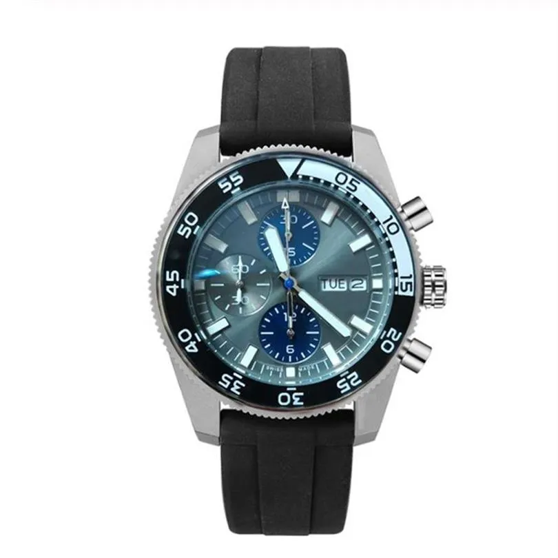 Classic Luxury Men Military Sport Watches Men's Japan Quartz Watch Pilot Clock Rubber Strap Date Wristwatch Reloj HOMBRE1717295T