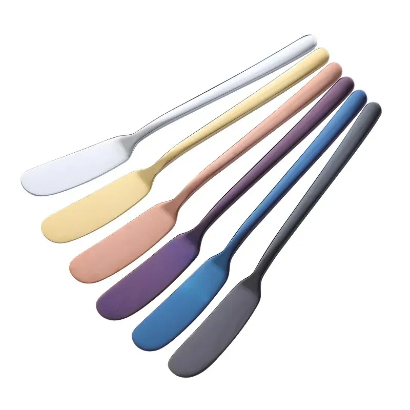 Stainless Steel Butter Knife Cheese Dessert Cheese Spreaders Cream Knifes Utensil Cutlery Dessert Tools Western Breakfast Tool