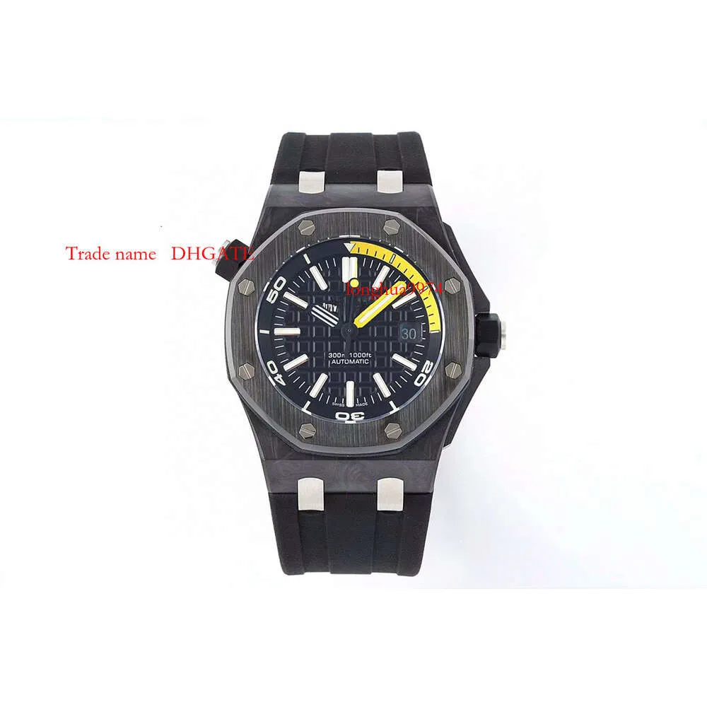 ZF Glass Top 41 mm WristWatches Man Mechanical 15707 Men Men Brand 15710 Projektanci AAAAA APS 15703 Szwajcarskie zegarki Superclone Mens Ceramics 383 MontredEluxe